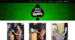 Desktop Screenshot of bigplayerplayingcards.com